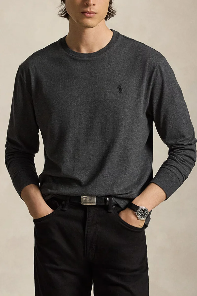 Блуза 26/1 Jersey-Lsl 710671468500 020 grey — снимка 2