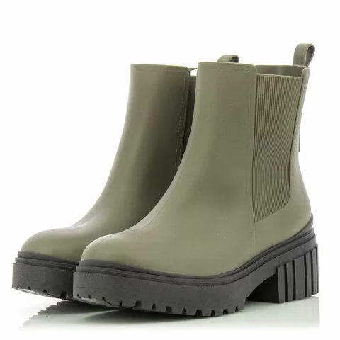 Дамски Гумени Боти PETITE JOLIE – PJ6156 J-LASTIC OLIVE/BLACK — снимка 3