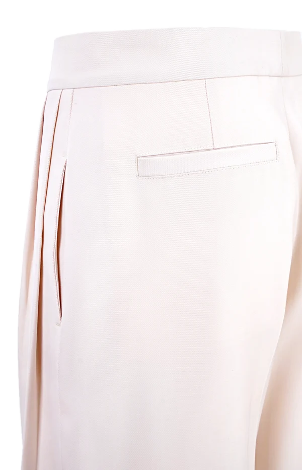 Pleated Wool Trousers — снимка 3