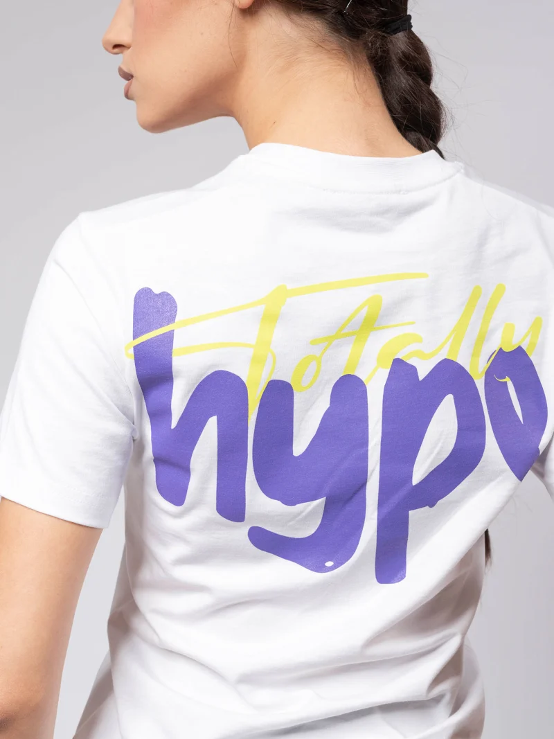 Бяла тениска TOTALLY x hype — снимка 7