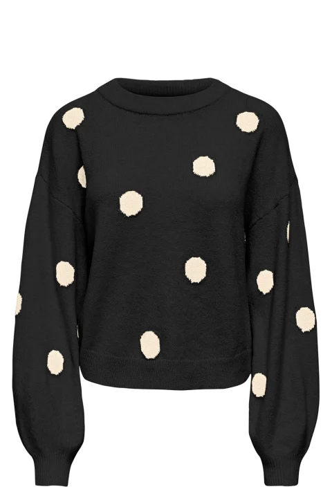 Плетено Onlrica Detail O-Neck 15375856 C-N10 black