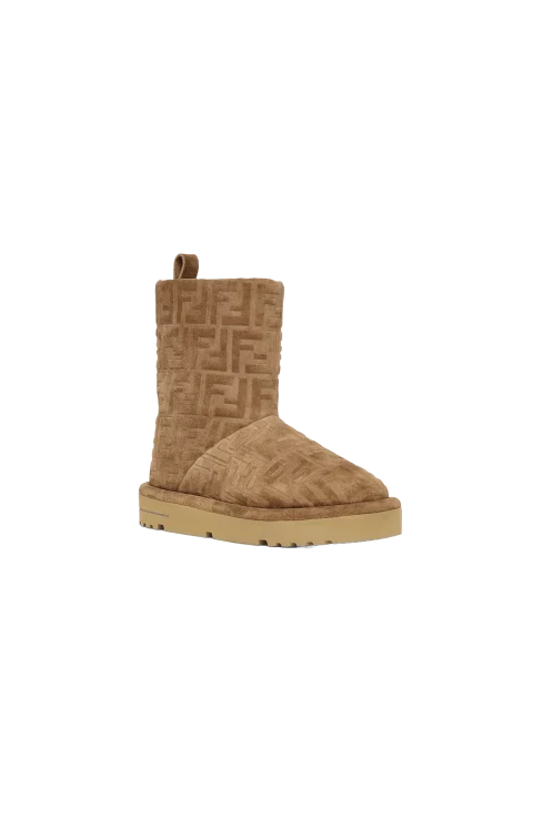 Brown FF Chamois Low Boots — снимка 2