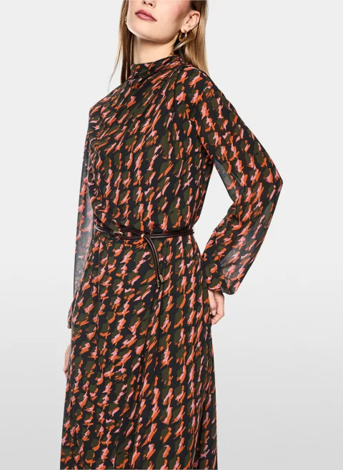 Миди рокля с принт Marc Cain Collections — снимка 4
