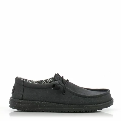 Мъжки Ежедневни HEY DUDE – 40700-060 WALLY STRETCH BLACK