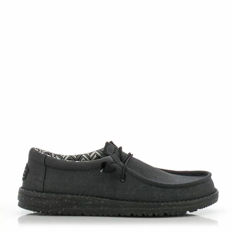 Мъжки Ежедневни HEY DUDE – 40700-060 WALLY STRETCH BLACK