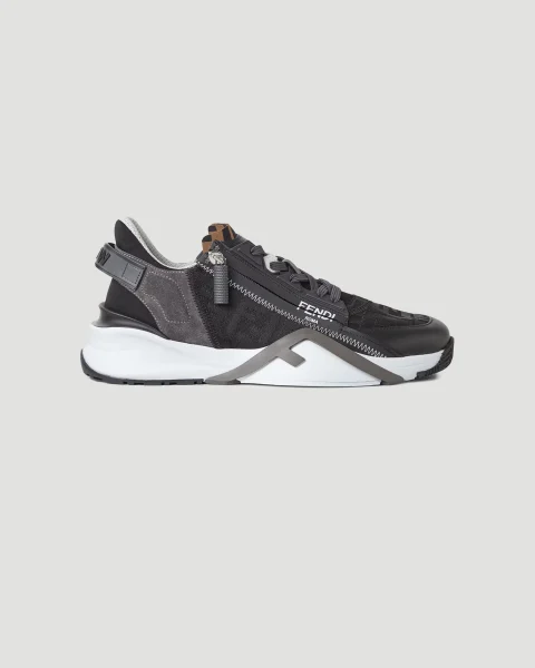 Fendi Flow Sneakers in Black FF Jacquard