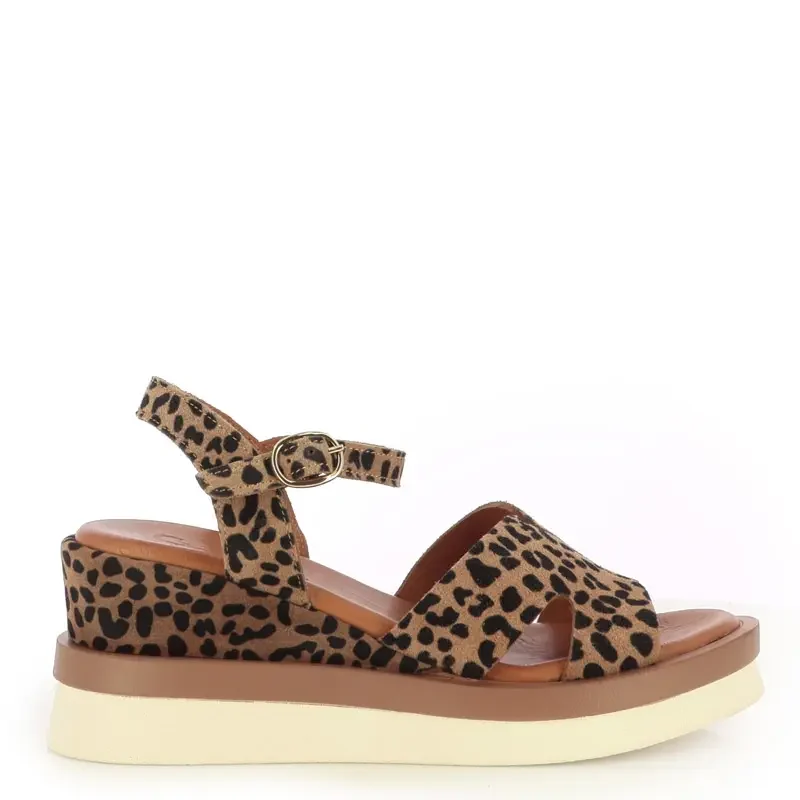 Дамски Сандали На Платформа CARLO FABIANI – 030-312-2823 LEOPARD