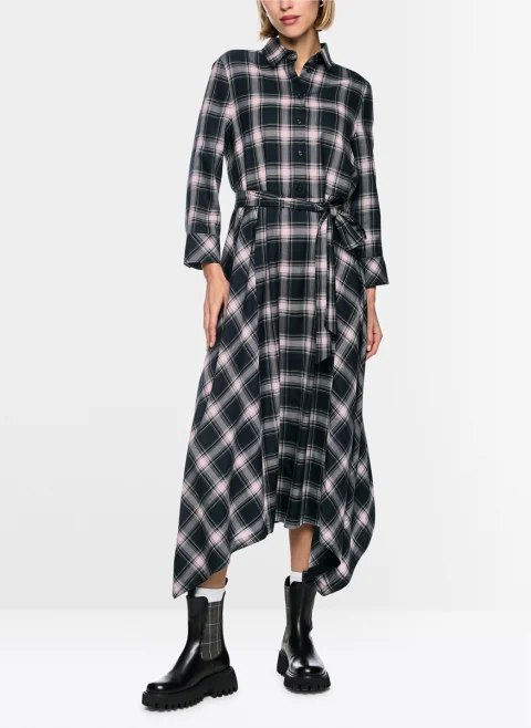 Карирана рокля-риза Marc Cain Sports — снимка 1