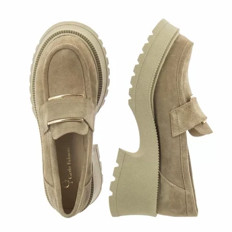 Дамски Лоуфър CARLO FABIANI – 252-33604 BEIGE — снимка 5