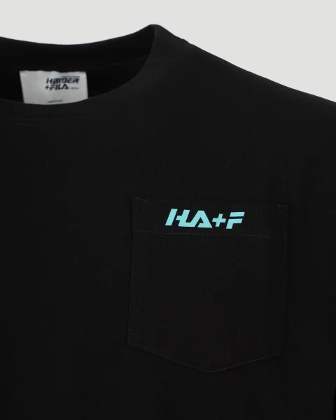 Logo Print T-Shirt in Black — снимка 3