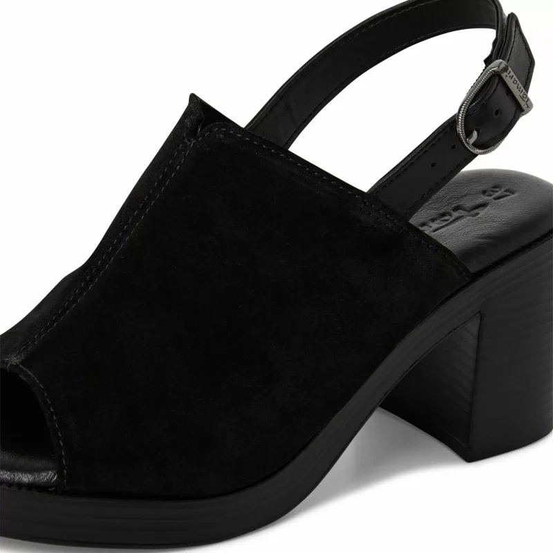 Дамски Сандали На Ток TAMARIS – 1-28304-44-001 BLACK — снимка 4