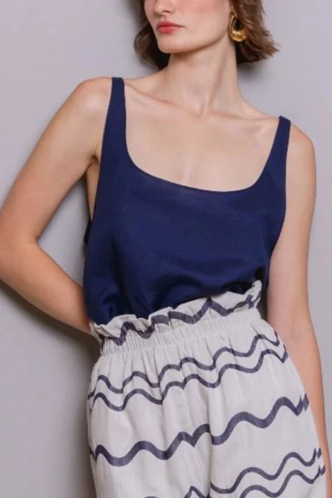 Top Wave Top CAPC6WA23LIN navy — снимка 2