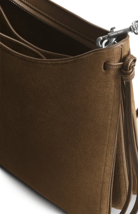 Gig Bag in Khaki Suede — снимка 3