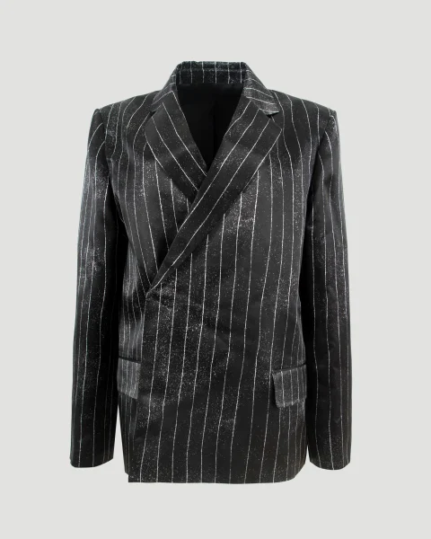 Pinstripe Blazer