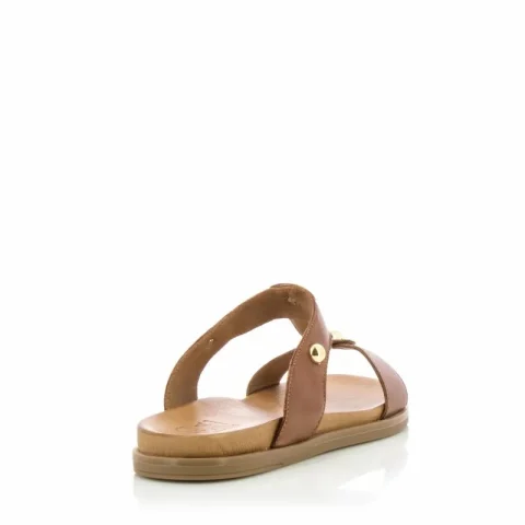 Дамски Равни Чехли MODA IN PELLE – 25091ONEY TAN 23 — снимка 2