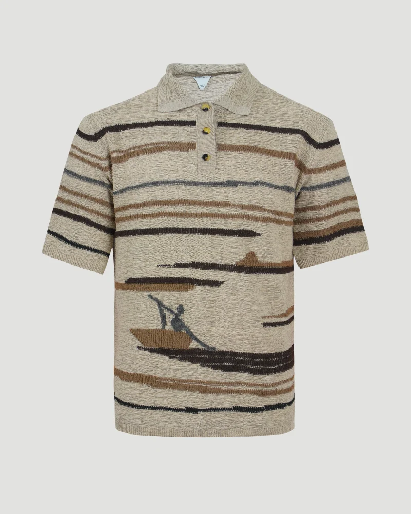 Linen and Cotton Polo