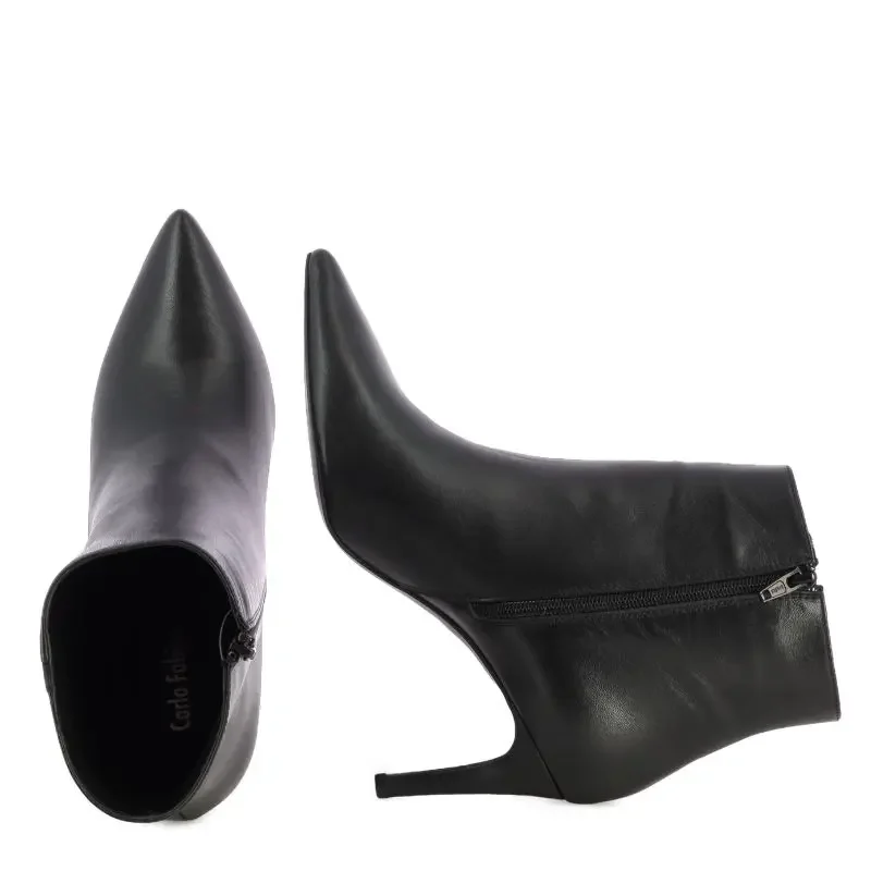 Дамски Боти На Ток CARLO FABIANI 341170 – black — снимка 5