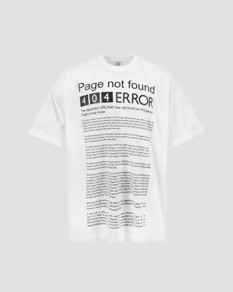 'Page Not Found' Cotton T-Shirt