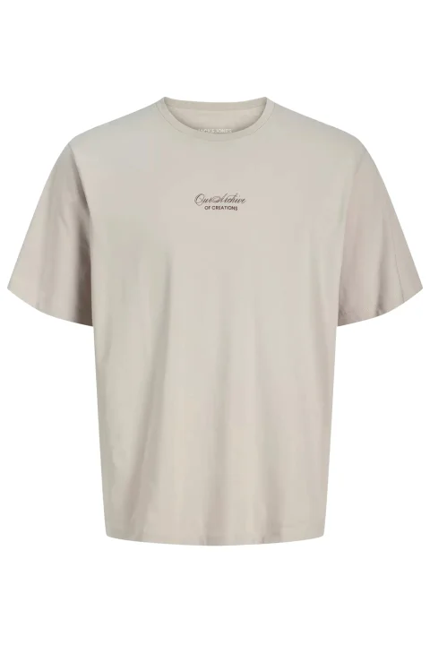 T-Shirt Jjart Print Ss Crew Neck 12288095 13-0000 TCX moonbeam