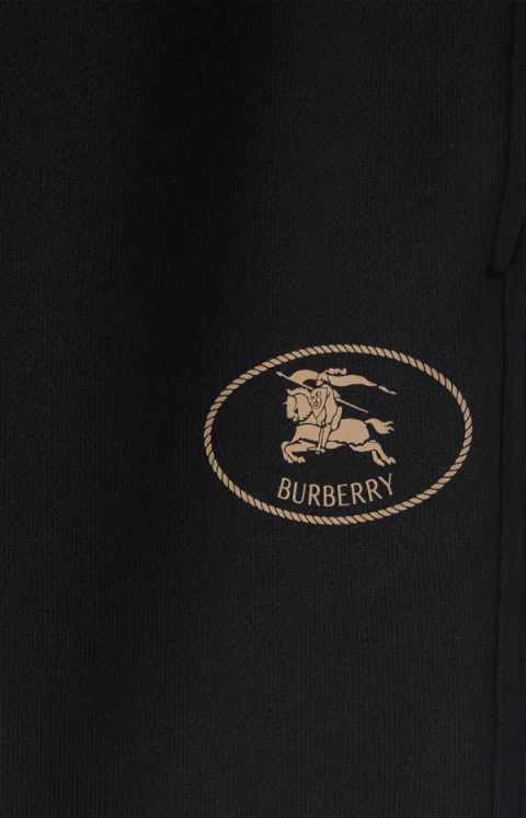 Check Knight Stamp Cotton Shorts — снимка 2