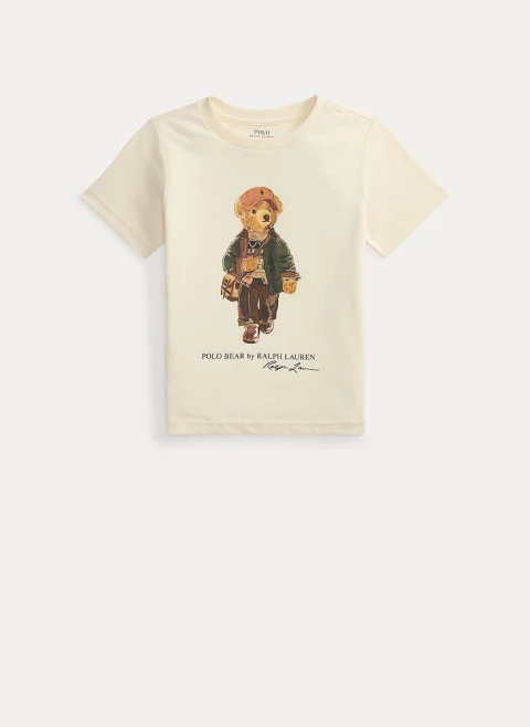 Тишърт с принт 'Polo Bear' Ralph Lauren Kids 2-7 — снимка 5