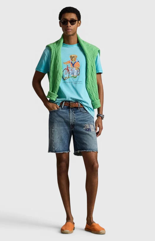 Тениска POLO BEAR в син цвят — снимка 2