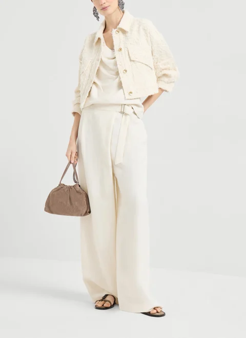 Яке 'Fuzzy' с монили Brunello Cucinelli