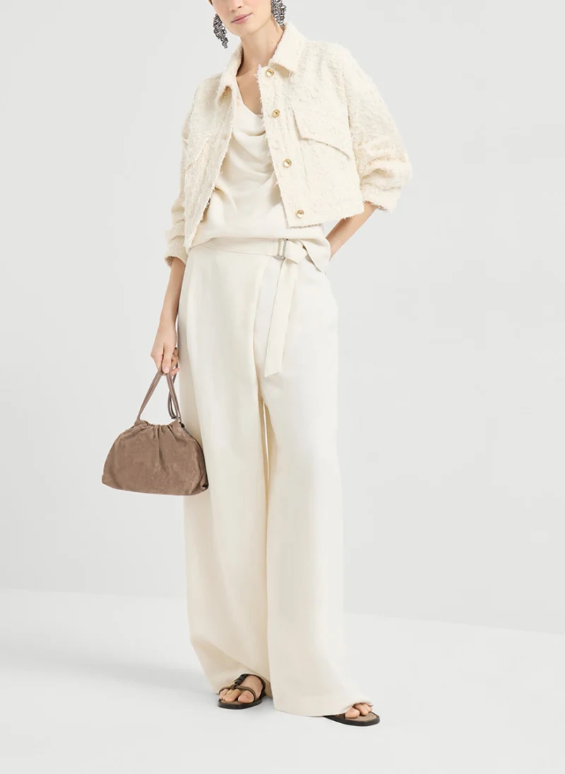Яке 'Fuzzy' с монили Brunello Cucinelli