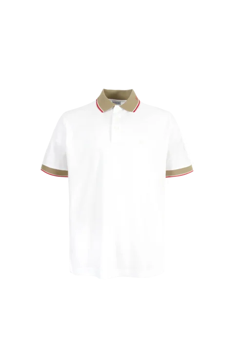 Cotton Polo Shirt in White