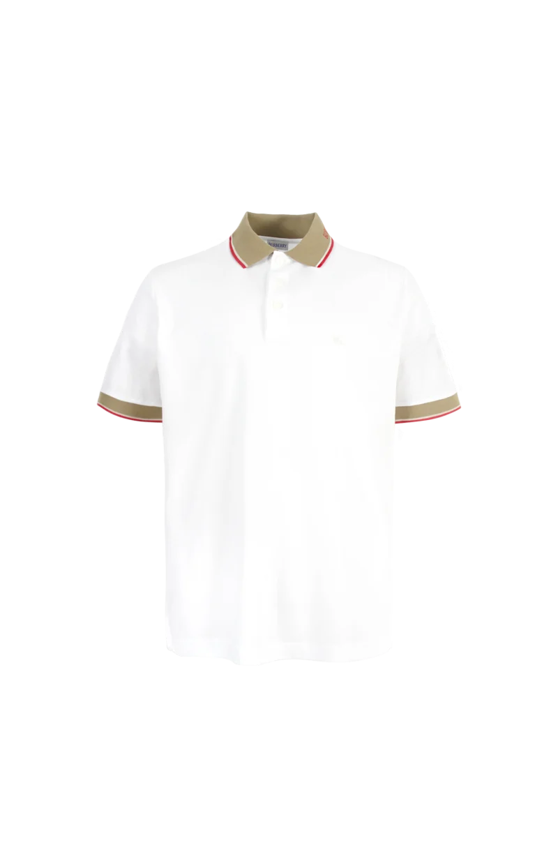 Cotton Polo Shirt in White