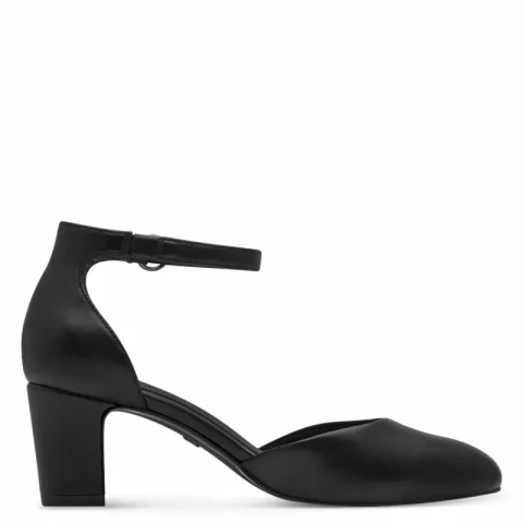 Токчета TAMARIS – 1-22401-42-003 BLACK LEATHER_1 — снимка 2