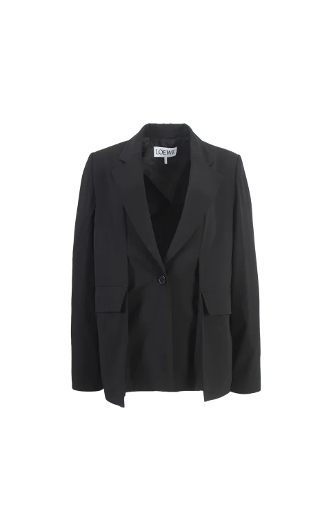 Jacket in Black Wool