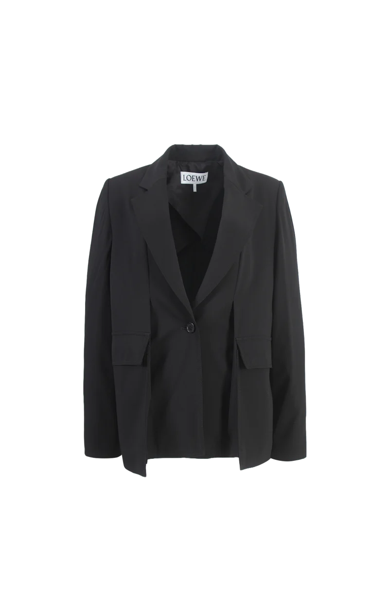 Jacket in Black Wool