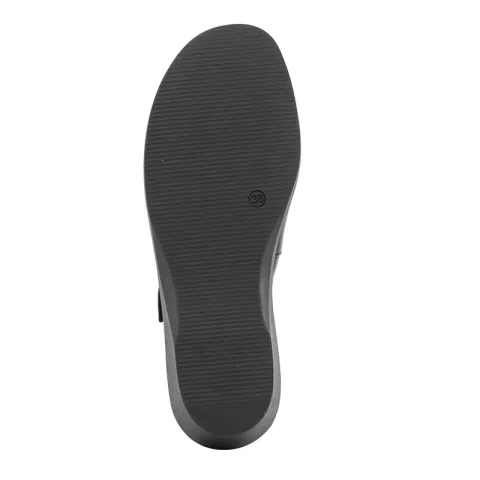 Дамски Сандали Комфорт ATEMA – 12012-M NEGRO — снимка 4