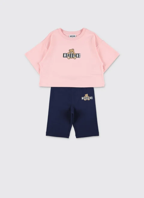 Комплект с принт Moschino Kids
