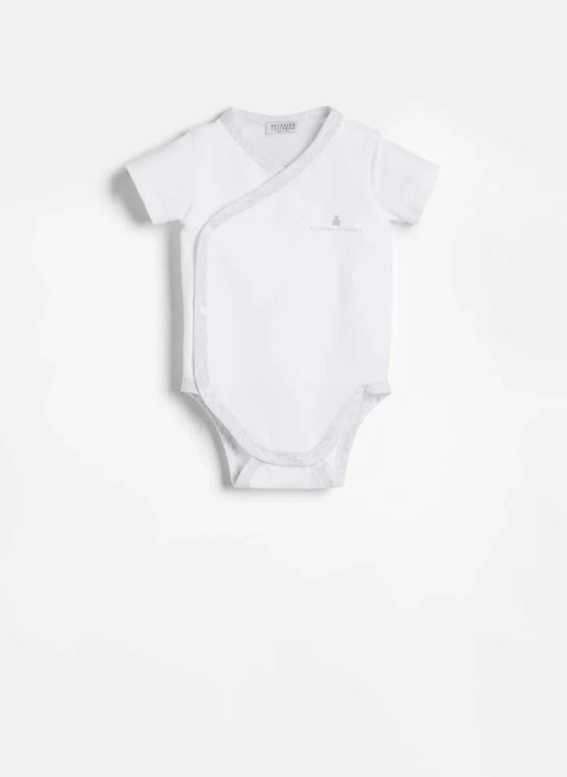 Бодита с контрастни кантове 'Bernie' Brunello Cucinelli Kids