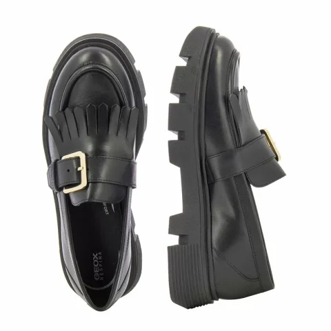 Дамски Лоуфър GEOX – D36UAC D VILDE BLACK — снимка 5