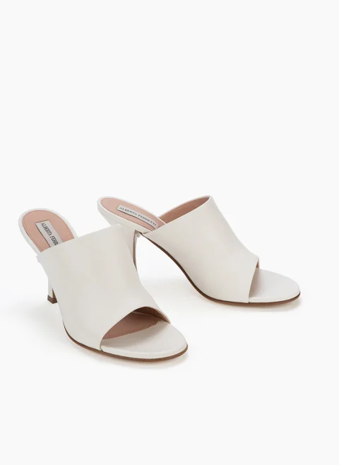 Кожени чехли на ток Alberta Ferretti — снимка 2