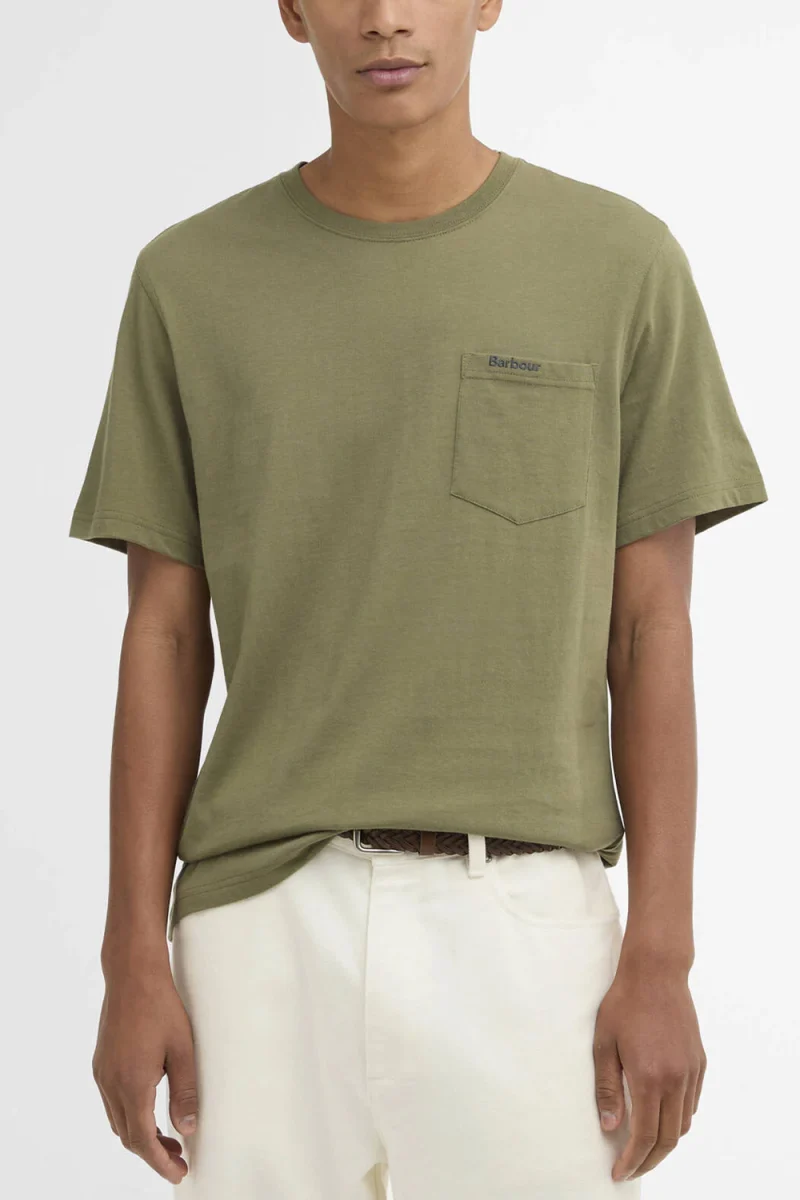 T-Shirt Langdon Pocket MTS1114 ol37 grey olive — снимка 2