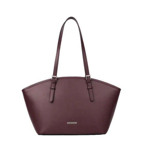 Дамска чанта бордо Perla 2009 Cromia — снимка 1
