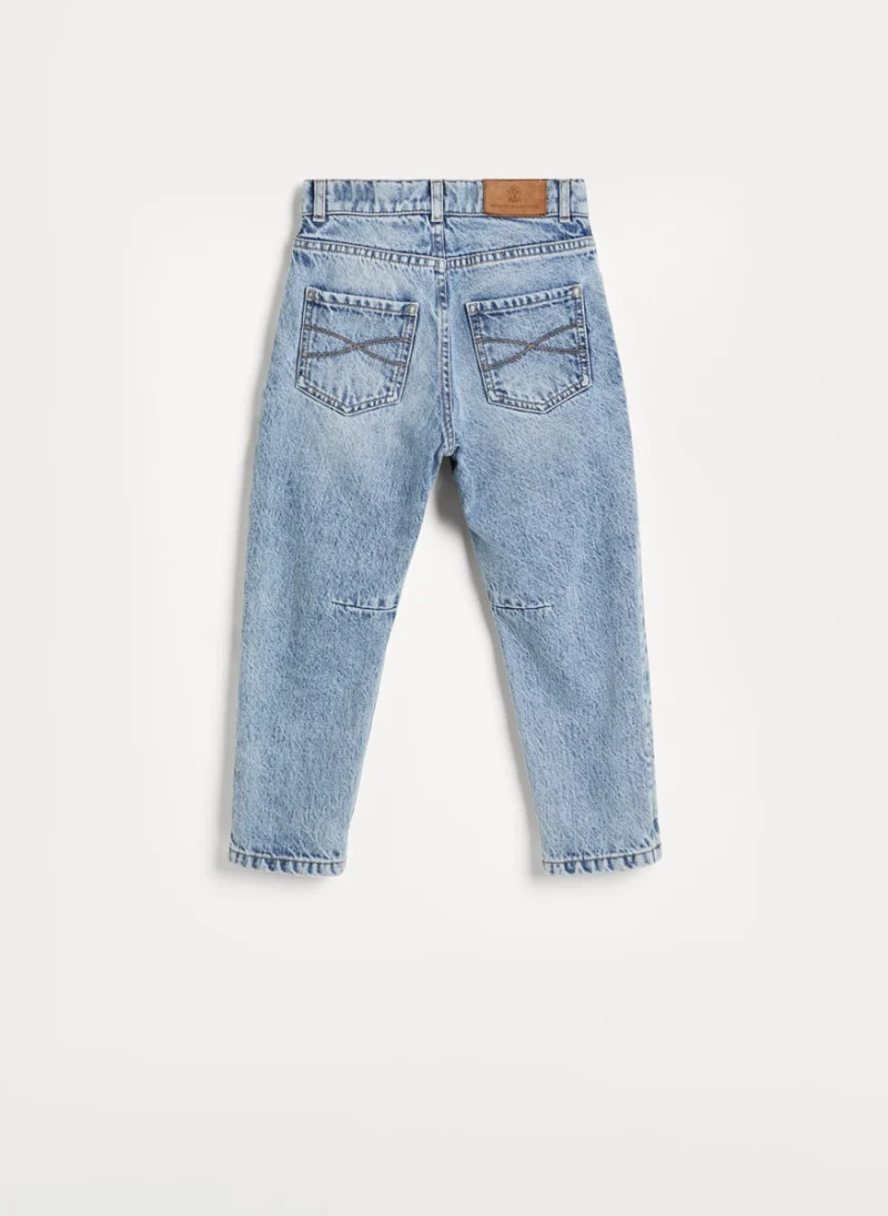 Класически деним Brunello Cucinelli Kids 12 — снимка 5