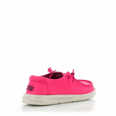 Дамски Ежедневни HEY DUDE – 40902-676 WENDY STRETCH NEON PINK — снимка 2