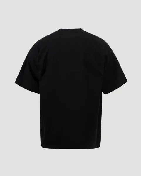 Black T-Shirt with Neon Logo — снимка 2