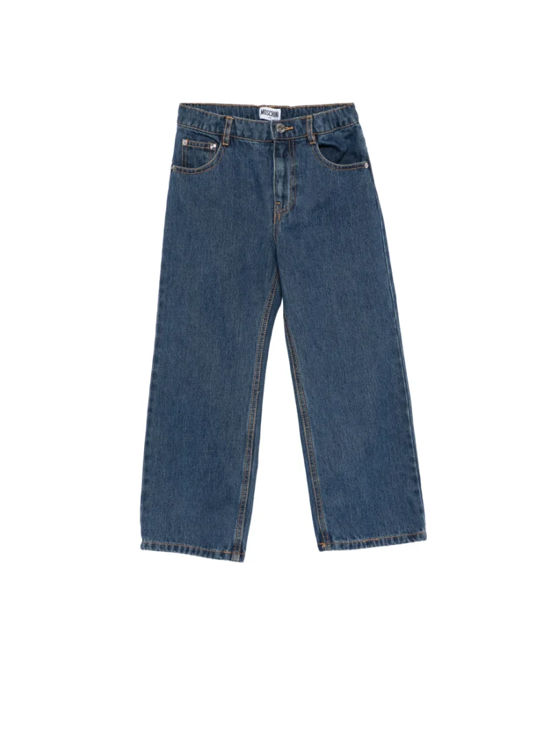 Деним с 'Teddy Bear' мотив Moschino Kids