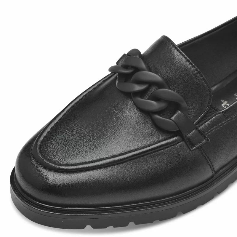 Дамски Лоуфър TAMARIS – 1-24201-41-003 BLACK LEATHER — снимка 4
