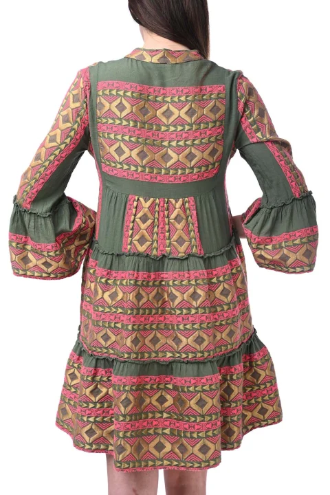 Рокля Μ-8352 khaki — снимка 2
