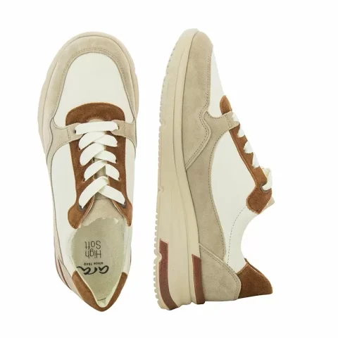 Дамски Сникърс ARA – 12-38409-08 Neapel-Tron-SAND/CREAM/NUTS — снимка 5