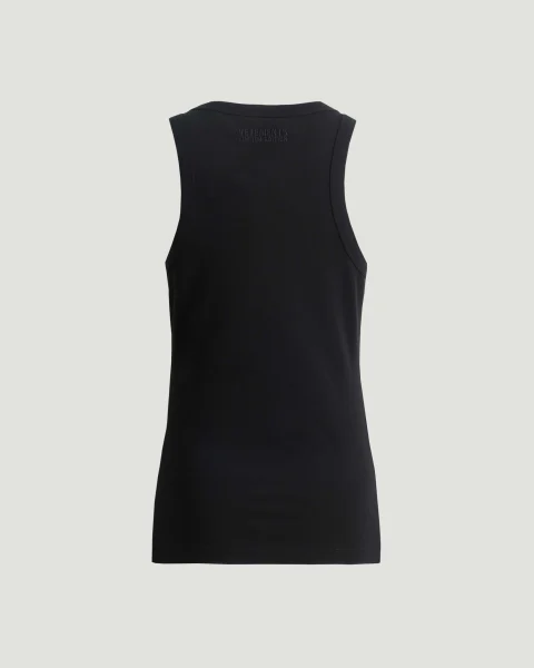 Black Tank Top with Logo — снимка 2
