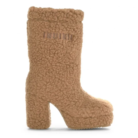 Дамски вълнени ботуши Curly High Heel Inuikii