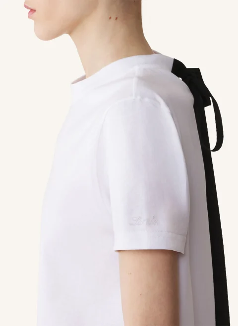 Тишърт с панделка Lanvin — снимка 9